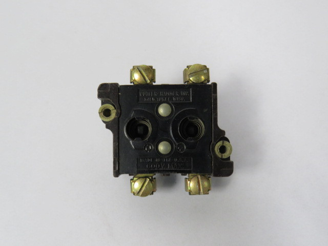 Cutler-Hammer 10250T2 Brown Contact Block 2NO 600VAC 250VDC USED