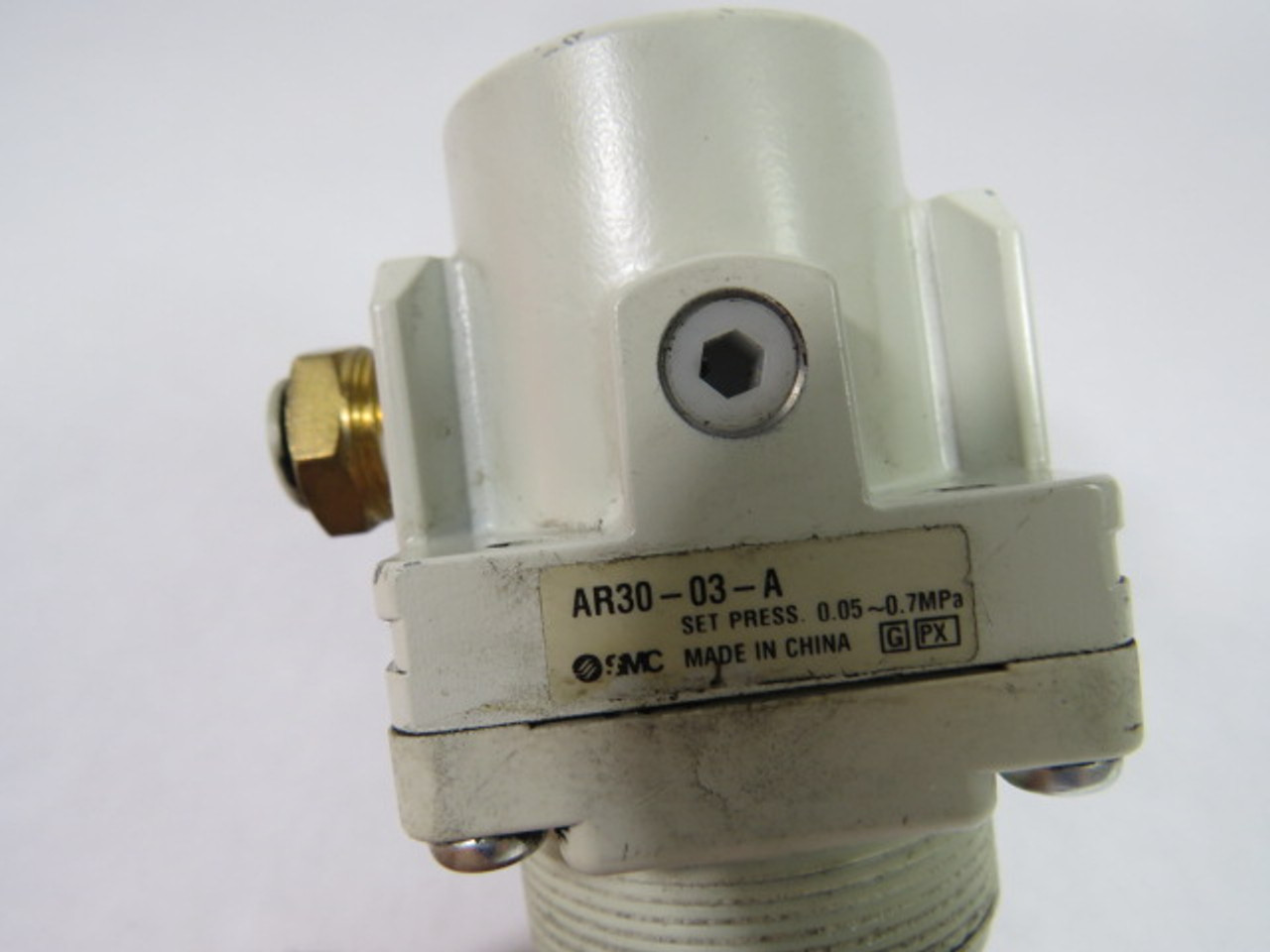 SMC AR30-03-A Modular Regulator 3/8"NPT .05-.7MPa *Without Cap* ! AS IS !