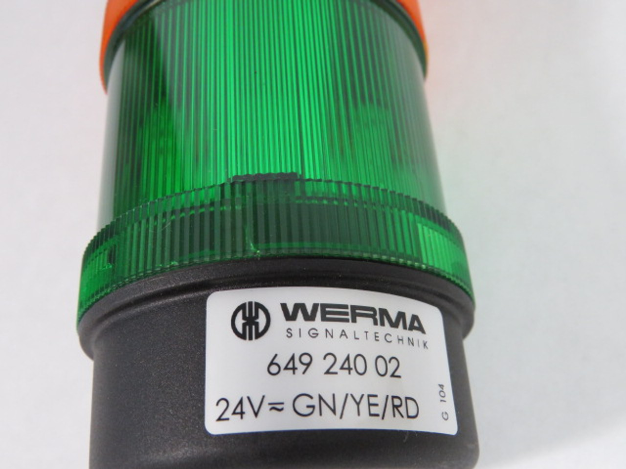 Werma 649-240-02 Tri-Colour Stack Light Signal Tower 24VAC/DC USED