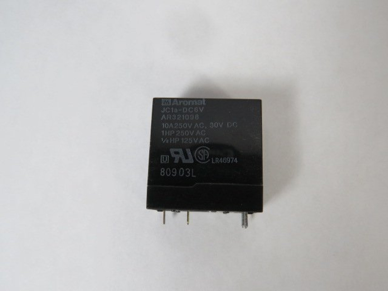 Aromat JC1A-DC6V Relay 6VDC 10A USED