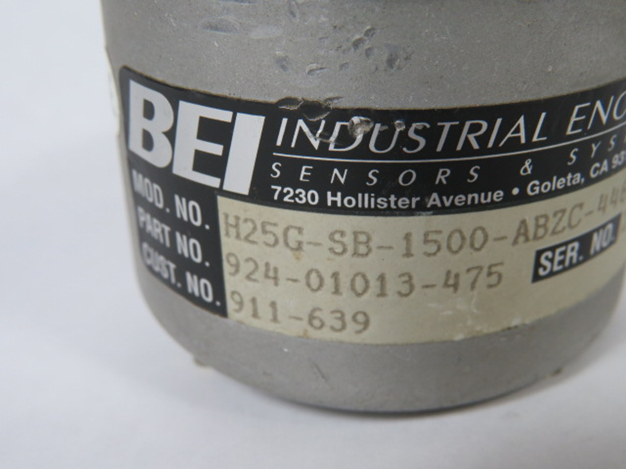 BEI 924-01013-475 Encoder 5-15VDC USED