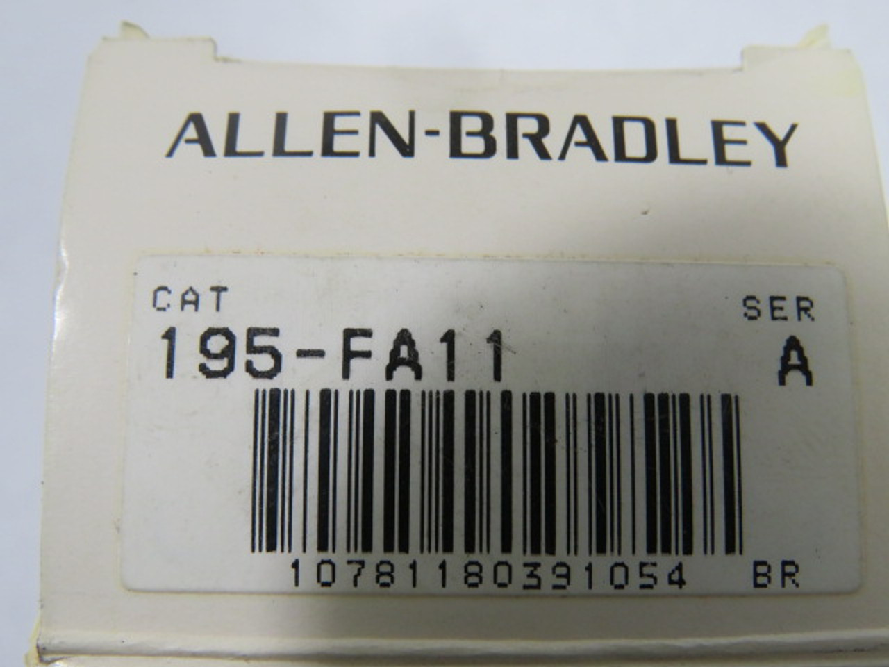 Allen-Bradley 195-FA11 Auxiliary Contact Block 1NO 1NC 10A 690V *Box Dmg* NEW