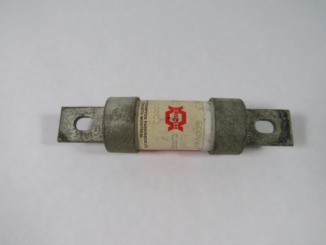 Brush 100CJ Bolt On Fuse 100A 600V USED