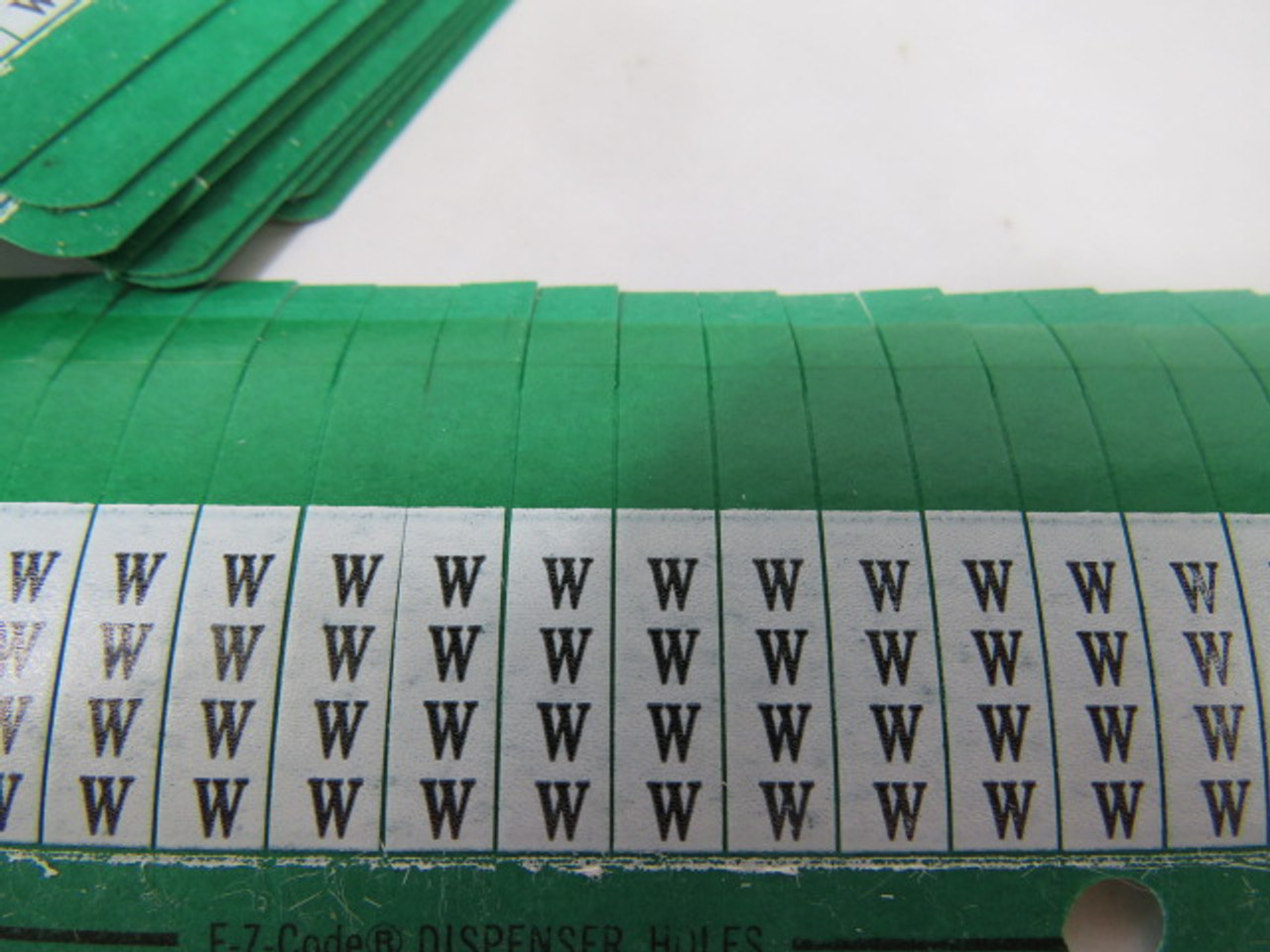 Thomas & Betts W Green E-Z-Code Wire Markers Lot of 9 ! NEW !
