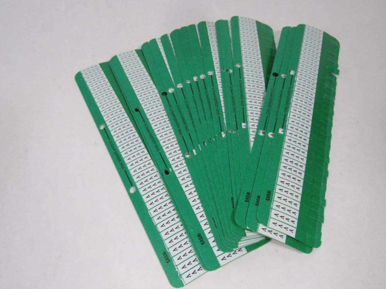 Thomas & Betts V Green E-Z-Code Wire Markers 25-Pack ! NEW !