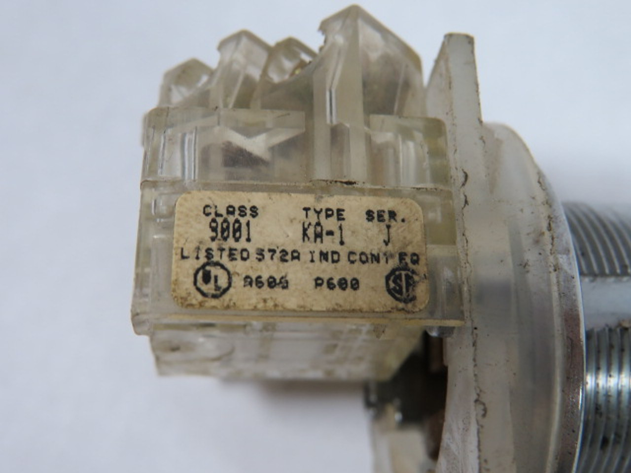 Square D 9001-KS25K21H1 Key Operated Selector Switch 1NO/1NC 2-Position USED