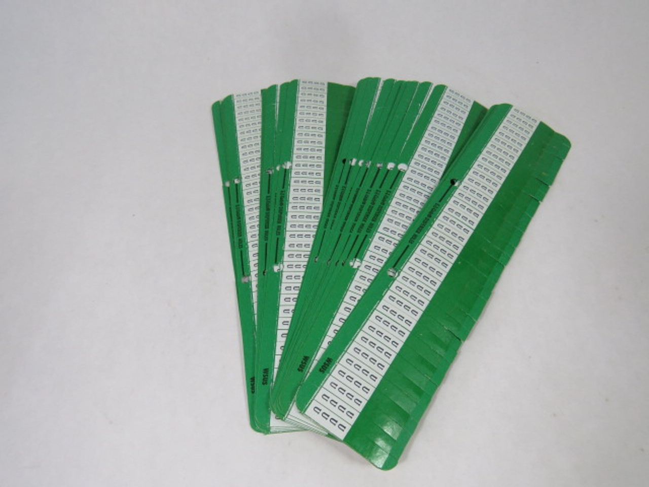 Thomas & Betts U Green E-Z-Code Wire Markers 25-Pack ! NEW !