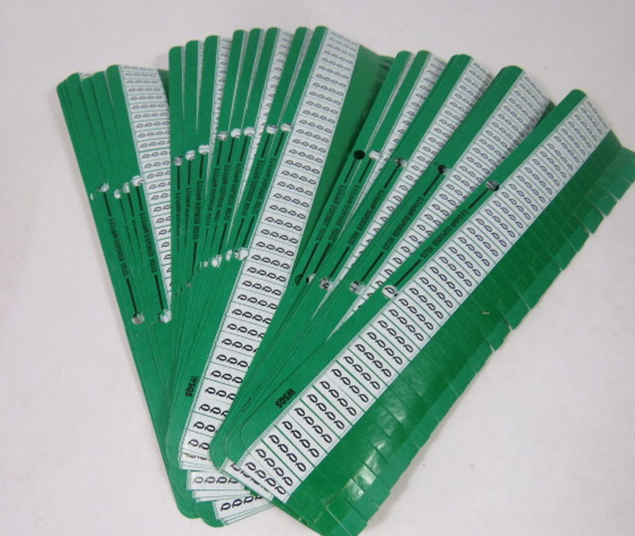Thomas & Betts Q Green E-Z-Code Wire Markers 25-Pack ! NEW !
