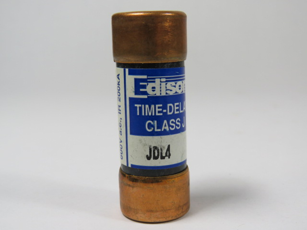 Edison JDL4 Time Delay Current Limiting Fuse 4A 600V USED