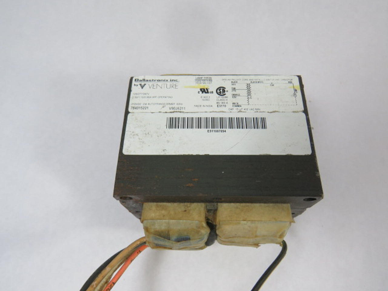 Venture V90J6211 Autotransformer 120/277/347V 2.50/1.10/0.90A 60HZ USED