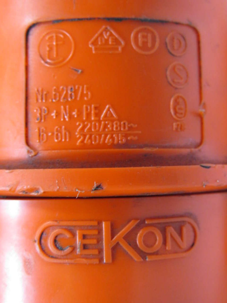 Cekon 62875 230V 16A 5 Pin Plug USED