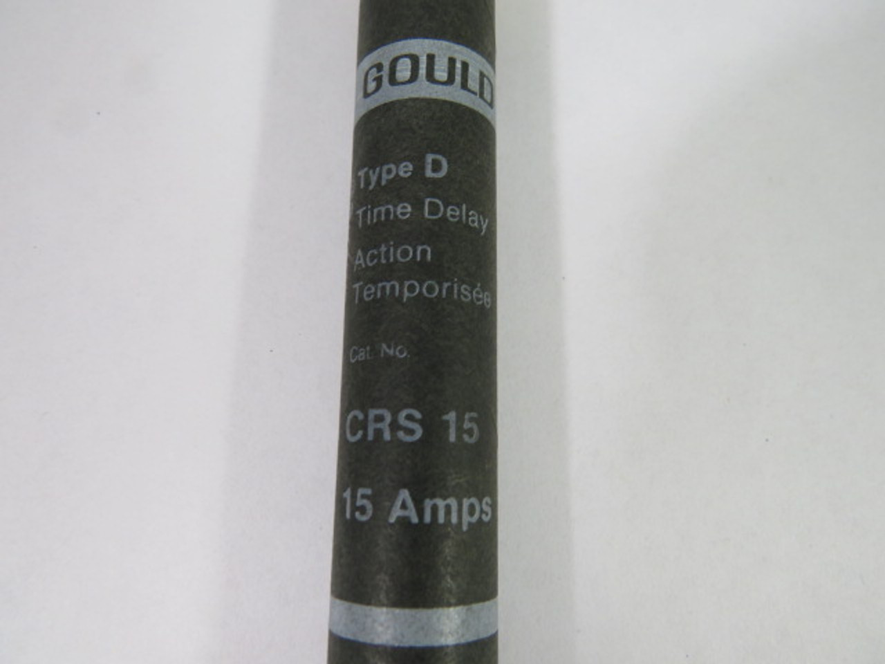 Gould CRS15 Time Delay Fuse 15A 600V USED