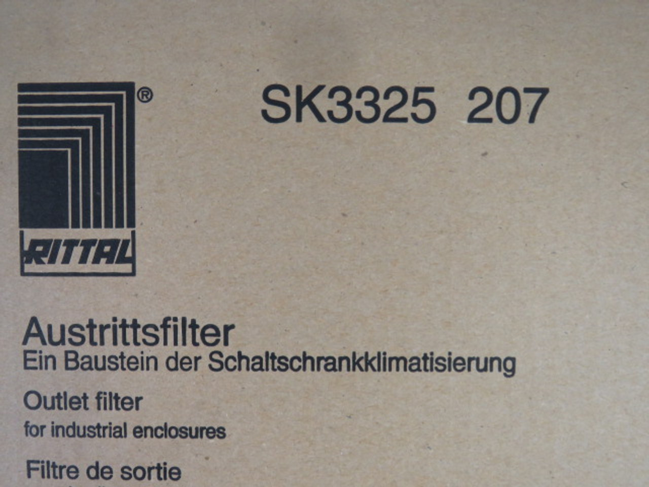 Rittal SK-3325-207 Outlet Filter for 3325XXX RAL 7035 ! NEW !