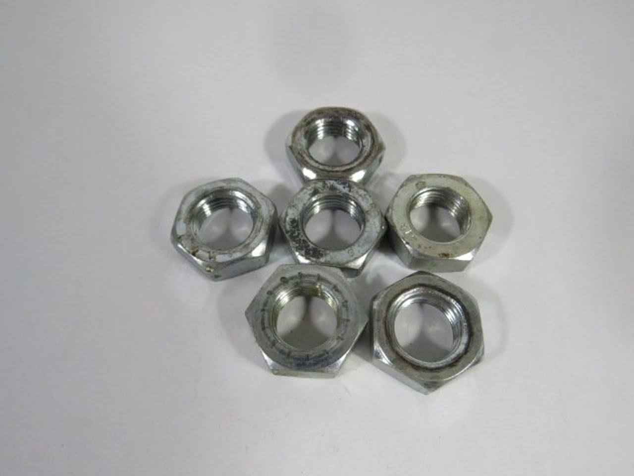 Generic 316 Stainless Steel Nut Lot of 6 USED