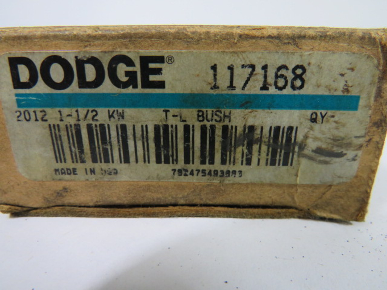Dodge 117168 Taper Lock Bushing 2-3/4" OD 1-1/2" Bore 1-1/4" LTB ! NEW !