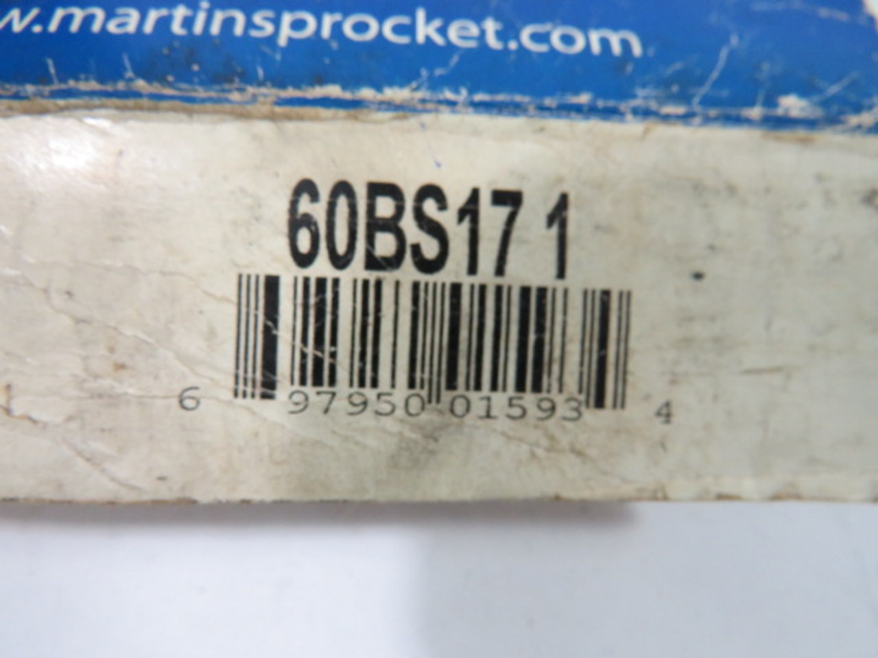 Martin 60BS17-1 Sprocket 1" Bore 17 Teeth 60 Chain 3/4" Pitch ! NEW !