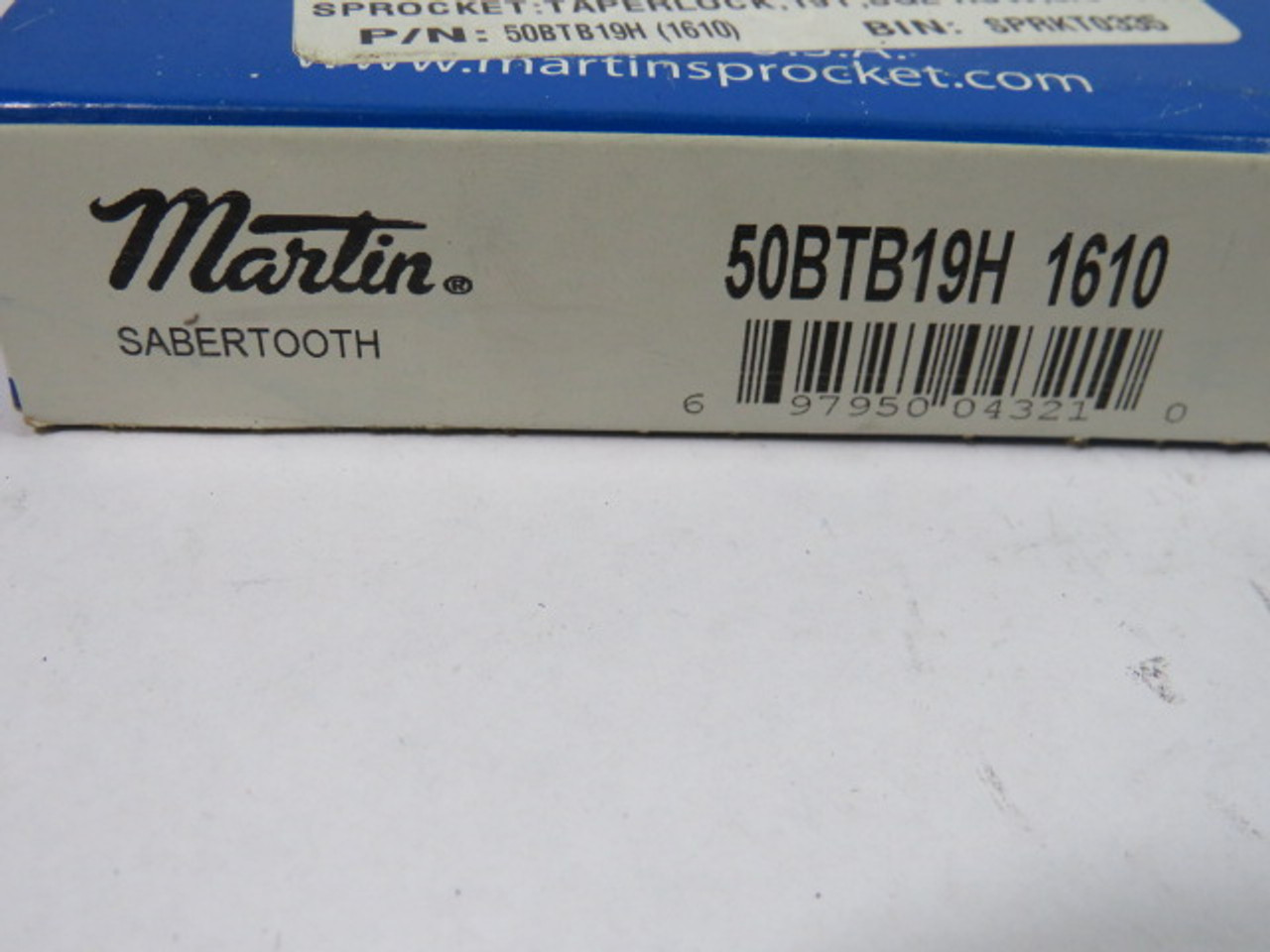 Martin 50BTB19H Bushed Bore Sprocket 1-5/8" Max Bore 19 Teeth 50 Chain ! NEW !