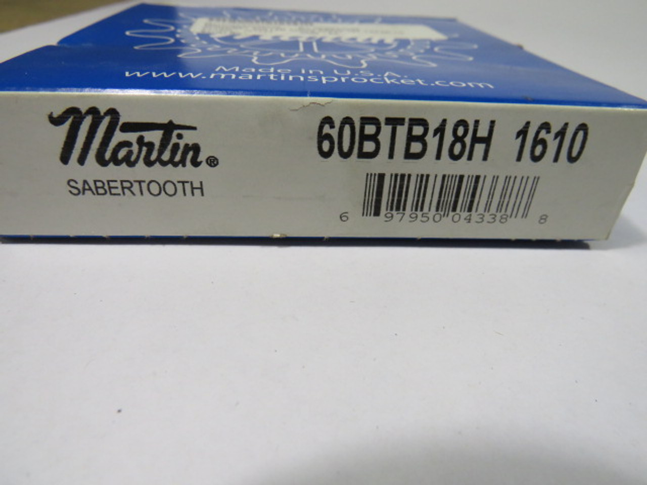 Martin 60BTB18H Bushing Bore Sprocket 1-5/8" Max Bore 18 Teeth 60 Chain ! NEW !