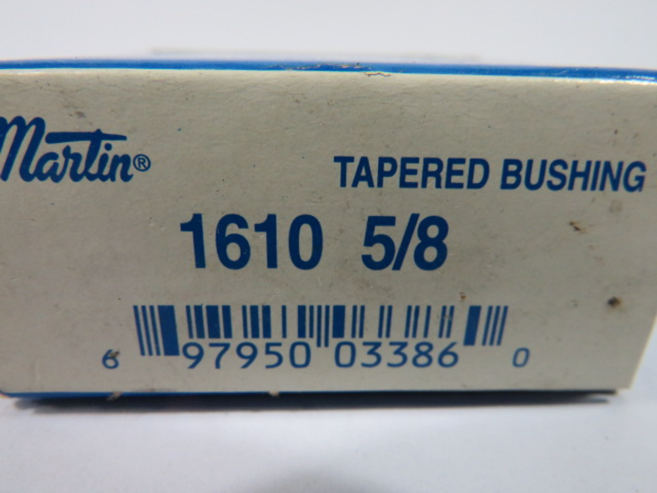 Martin 1610-5/8 Tapered Bushing 2-1/4" OD 5/8" Bore 1" LTB USED