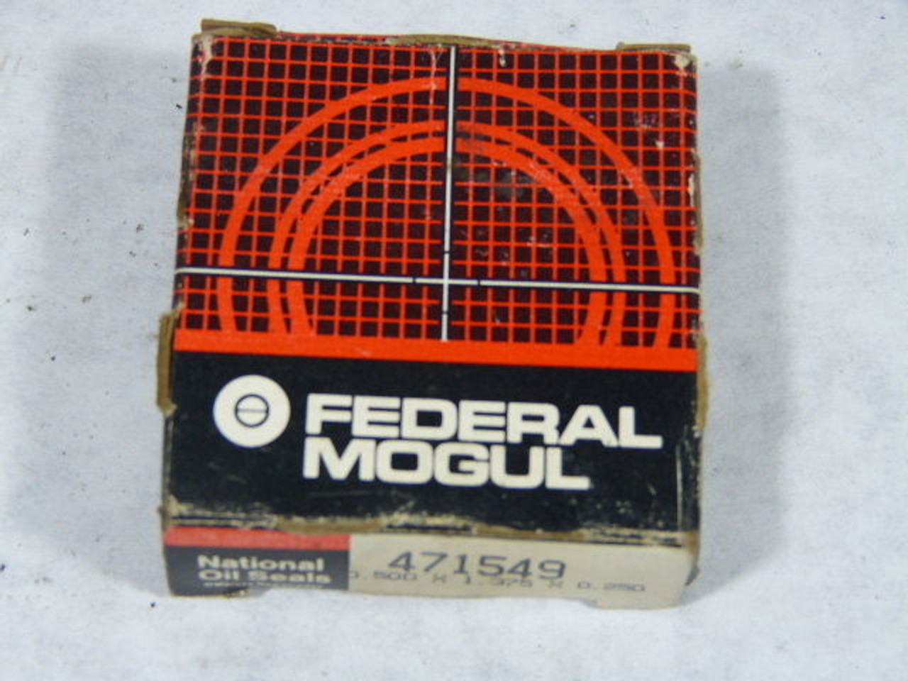 Federal/National 471549 Oil Seal 0.500"ID 1.375"OD 0.250"W NEW