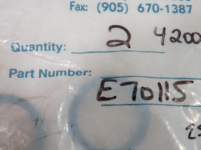 Waukesha E70115 EPDM O-Ring Lot of 2 ! NOP !