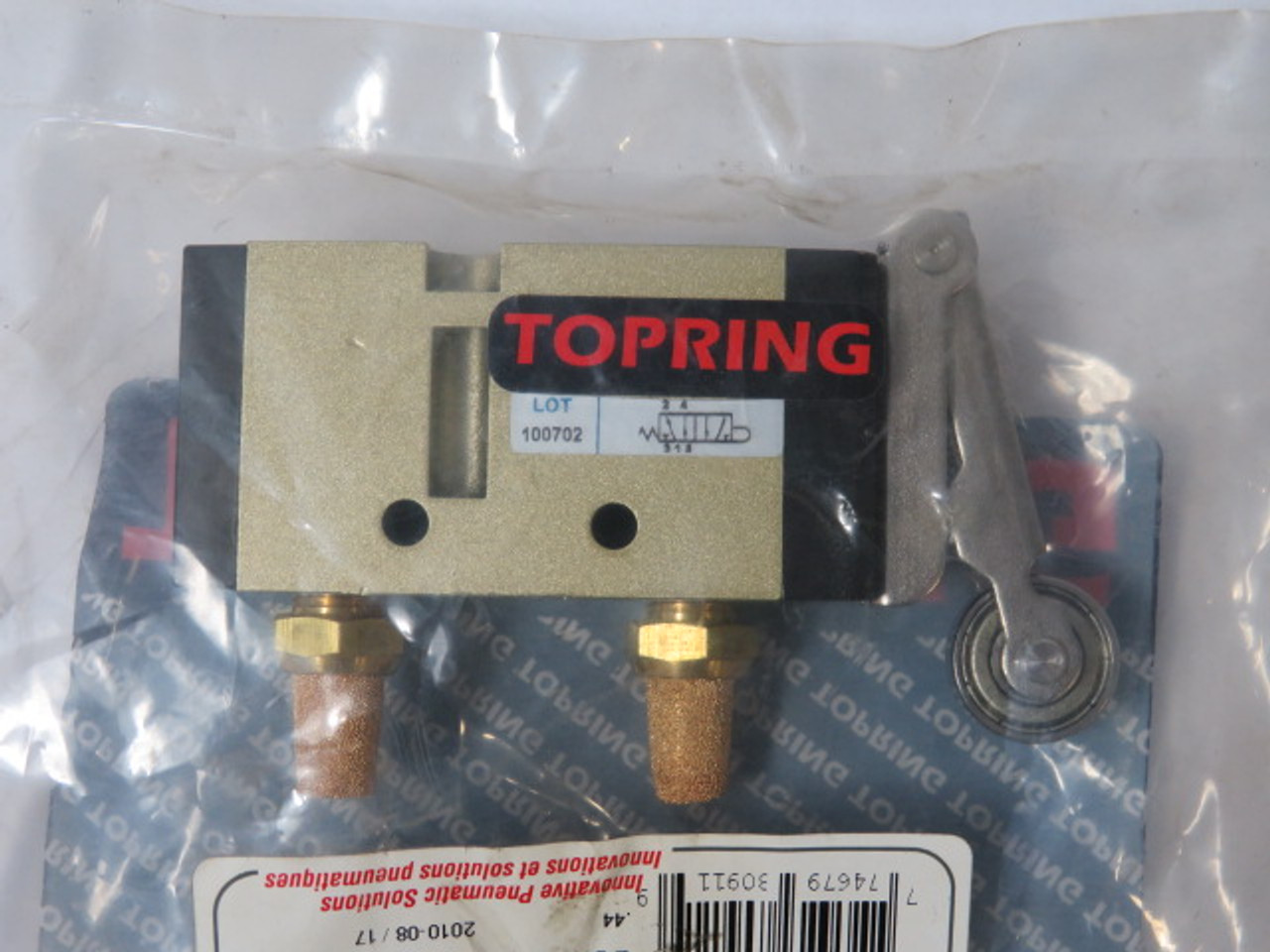 Topring 80.911 Valve Roller Operated 4/2 1/4 (F) NPT ! NWB !