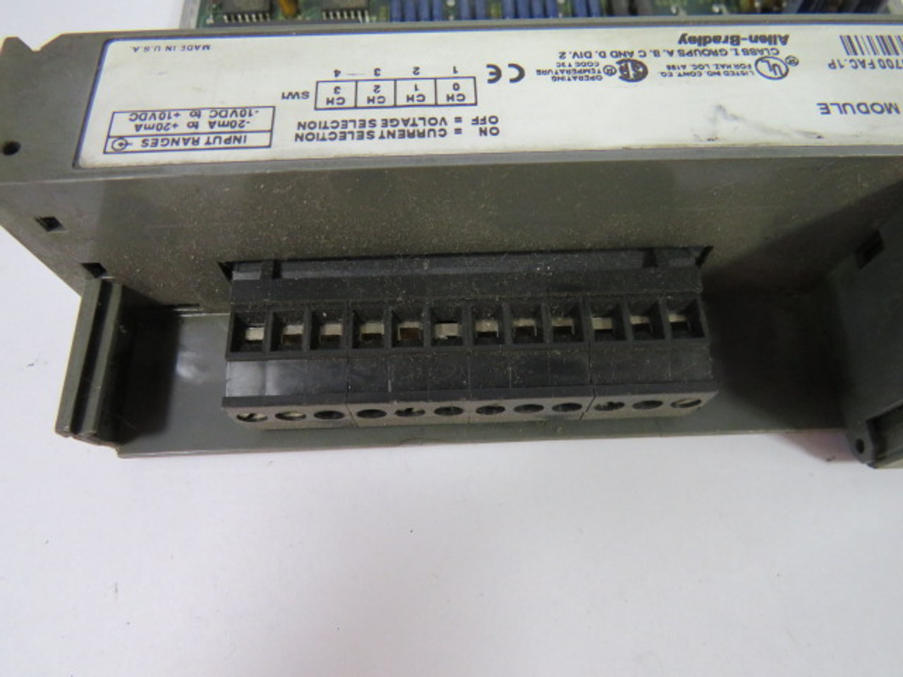 Allen-Bradley 1746-NI4 Series A Analog Input Module * No Door* USED