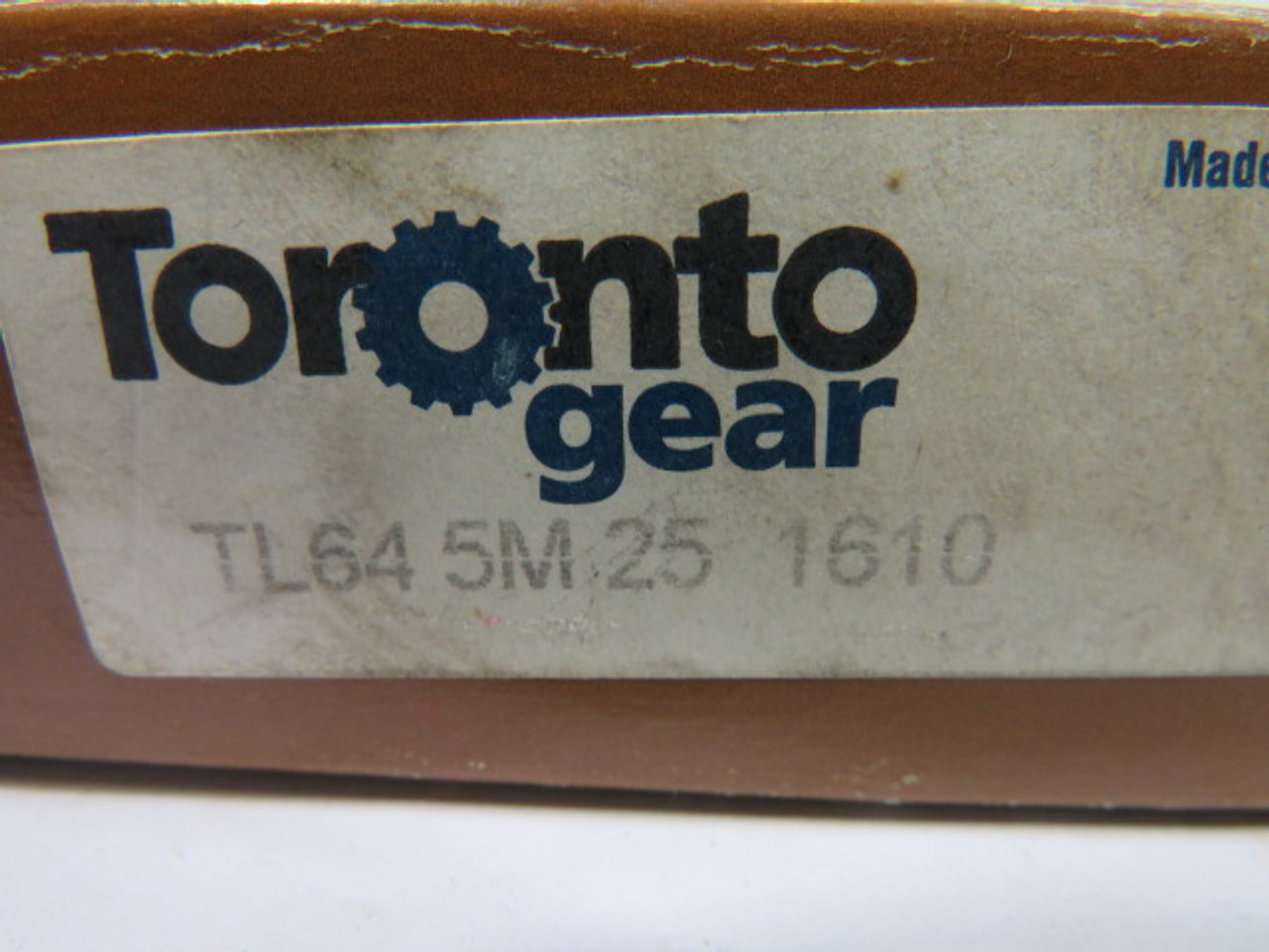 Toronto Gear 64-5M-25-1610 Timing Belt Pulley 0.5-1.625" B 64 T ! NEW !