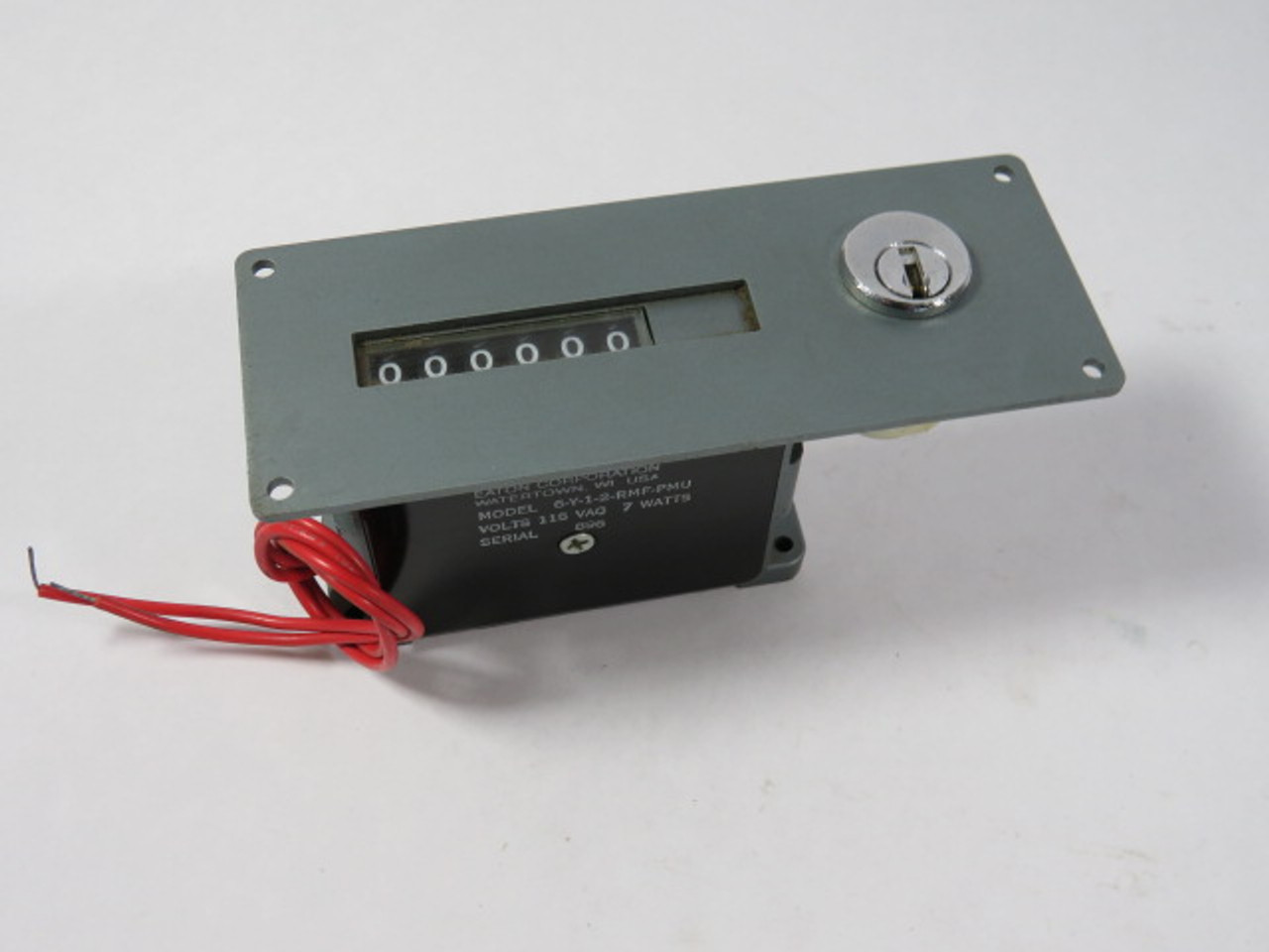 Eaton 6-Y-1-2-RMF-PMU 6 Digit Electric Counter 115VAC 7 Watts USED
