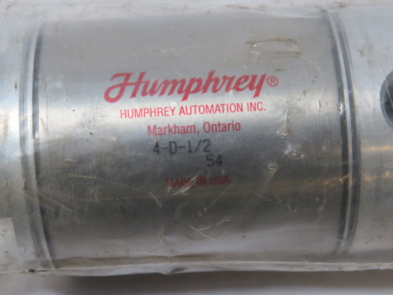 Humphrey 4-D-1/2 Pneumatic Cylinder Double Acting 1/2" Stroke ! NWB !