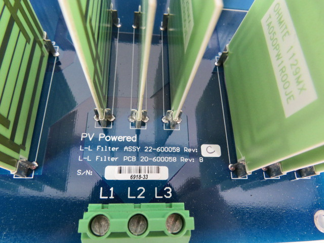 PV Powered 22-600058 L-L Filter Assembly Control Board USED