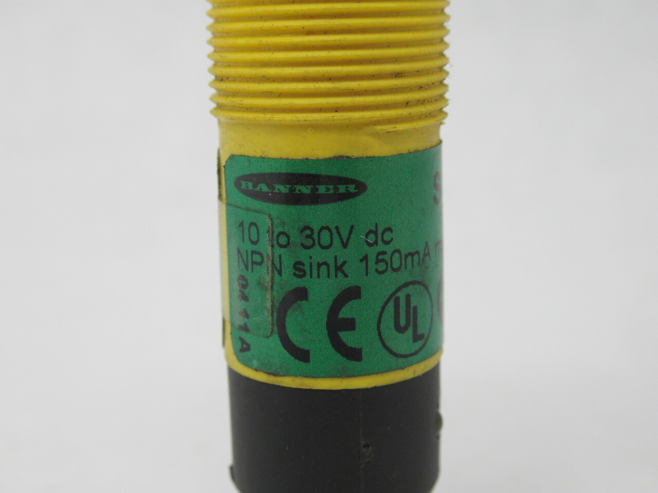 Banner S18SN6FF50Q EZ-BEAM Proximity Sensor 10-30VDC 150mA 50mm NPN USED