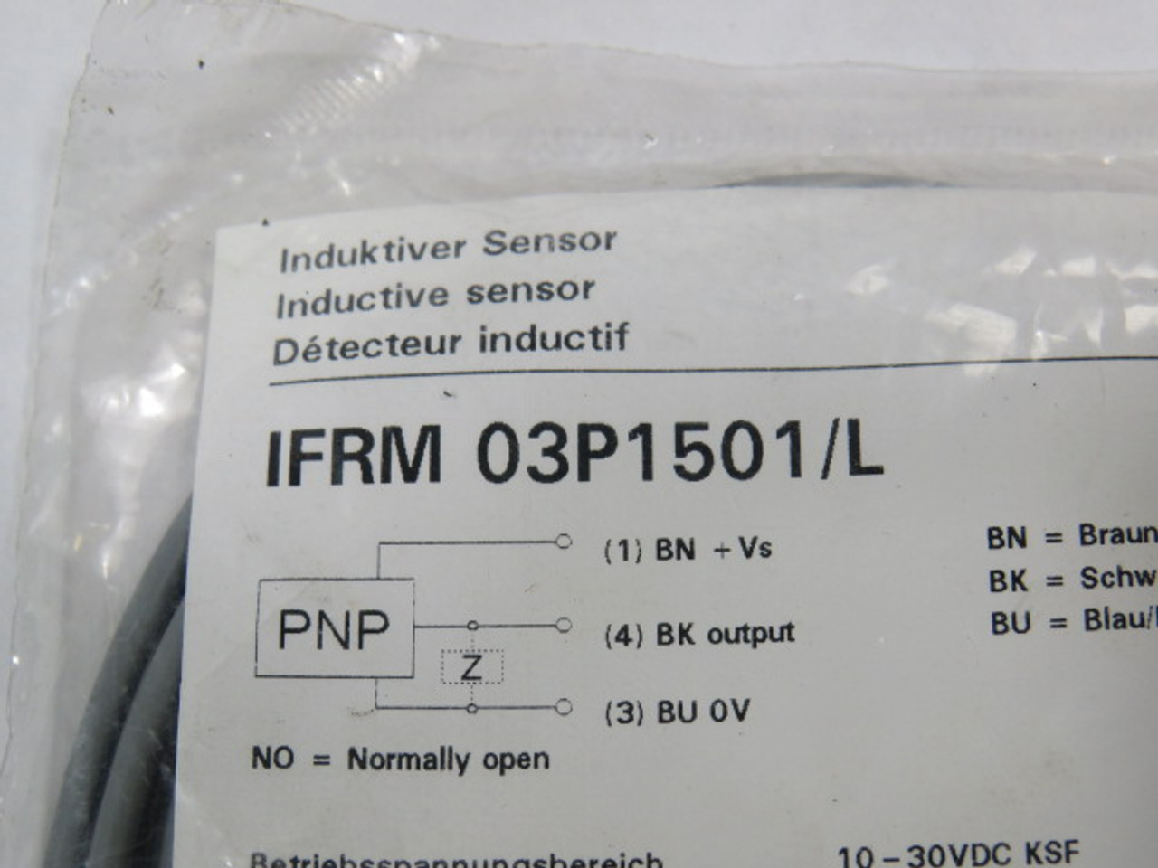 Baumer IFRM03P1501/L Inductive Sensor 10-30VDC ! NWB !