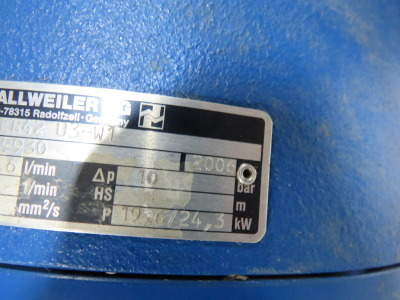 Allweiler SNF940ER42-U3-W1 Screw Pump 1-1/2" Inlet 880W Output Steel ! NOP !
