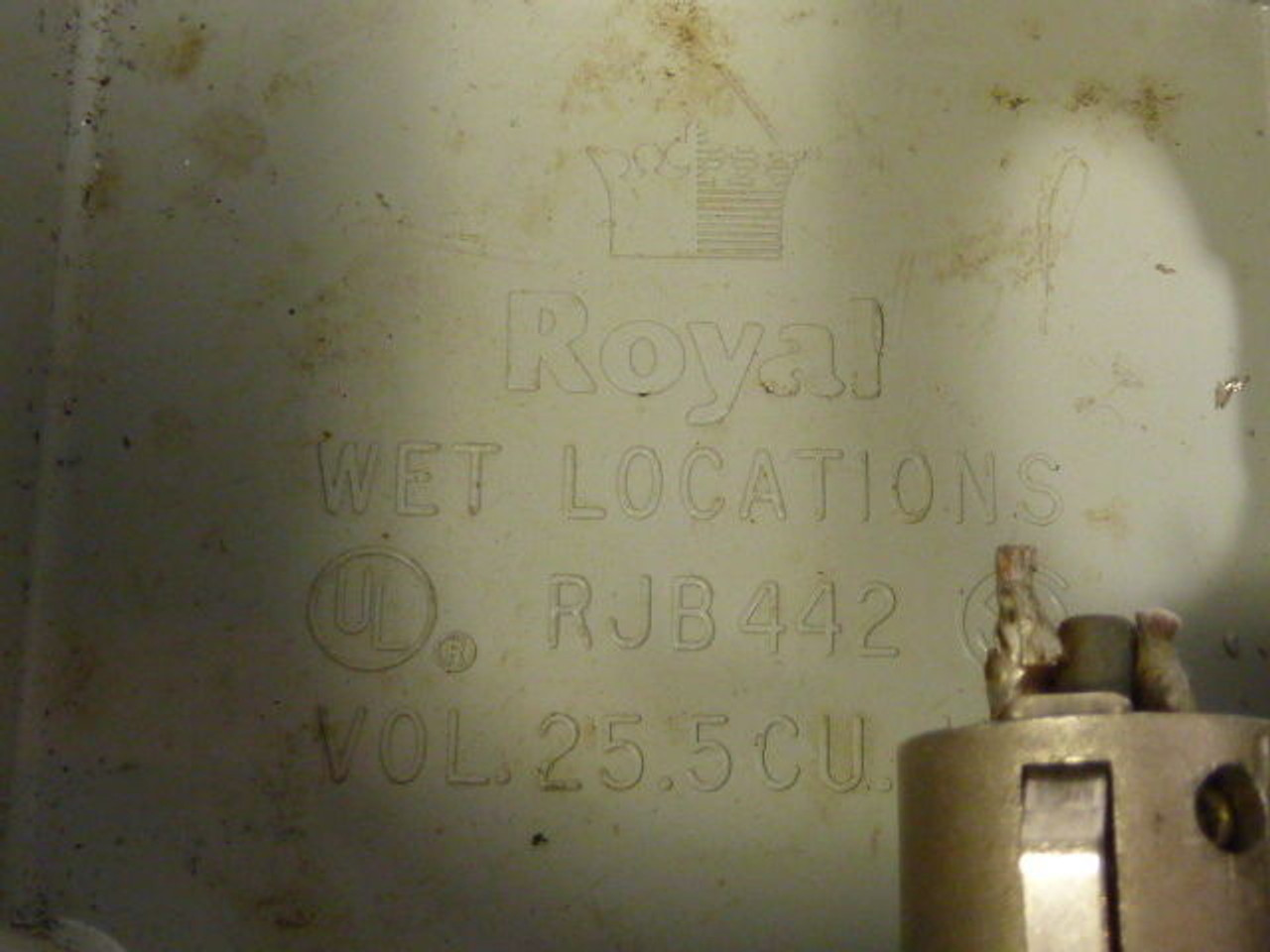 Royal JB442 4x4x2" Junction Box No Cover USED