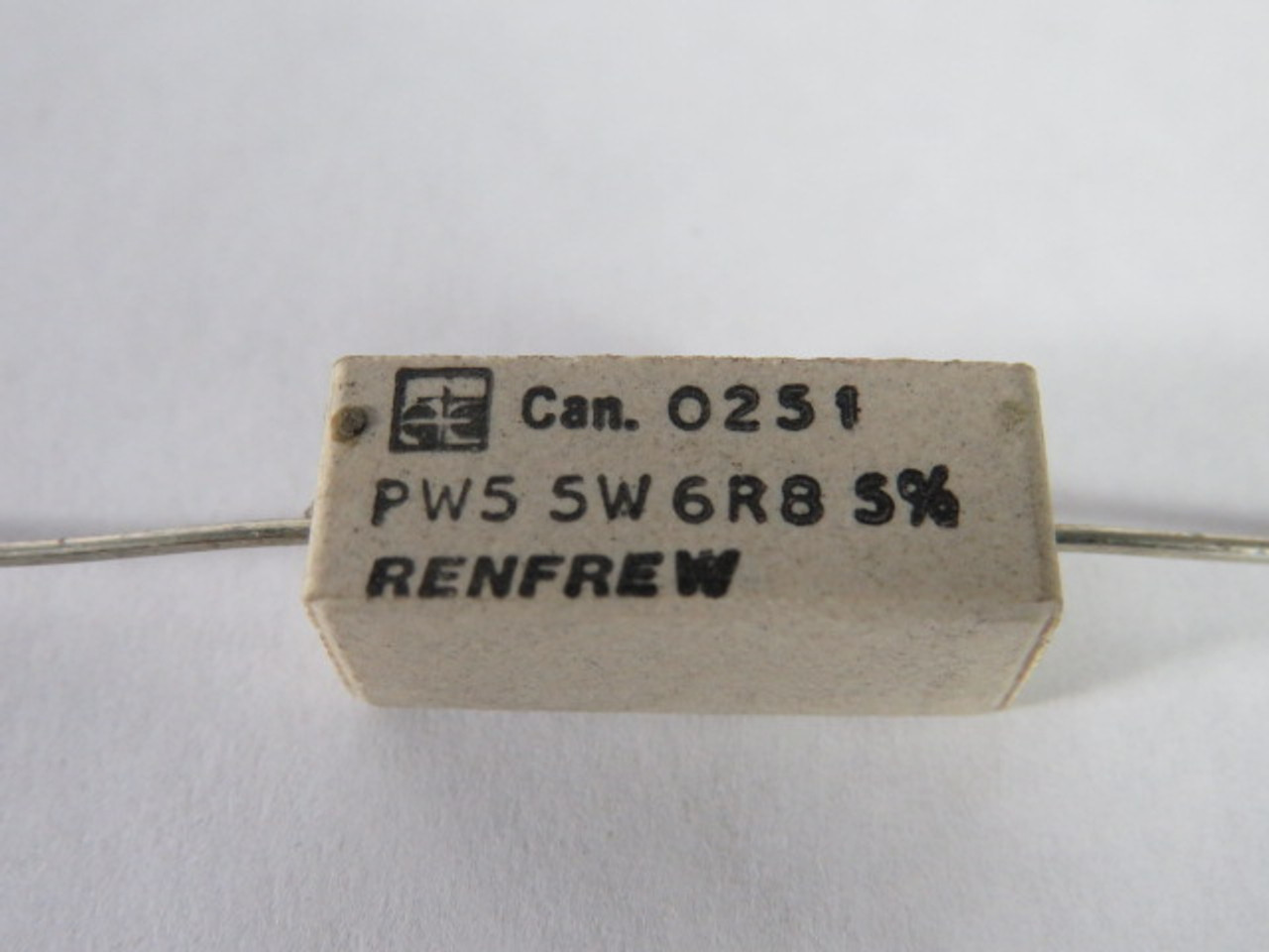 Renfrew PW5 Electric Resistor 5W 6R8 5% USED