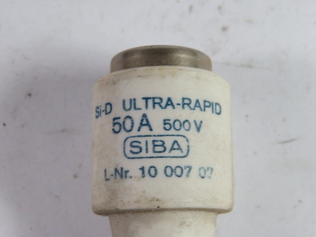 Siba 10-007-07-50A 50A 500V Type DIII Fuse USED