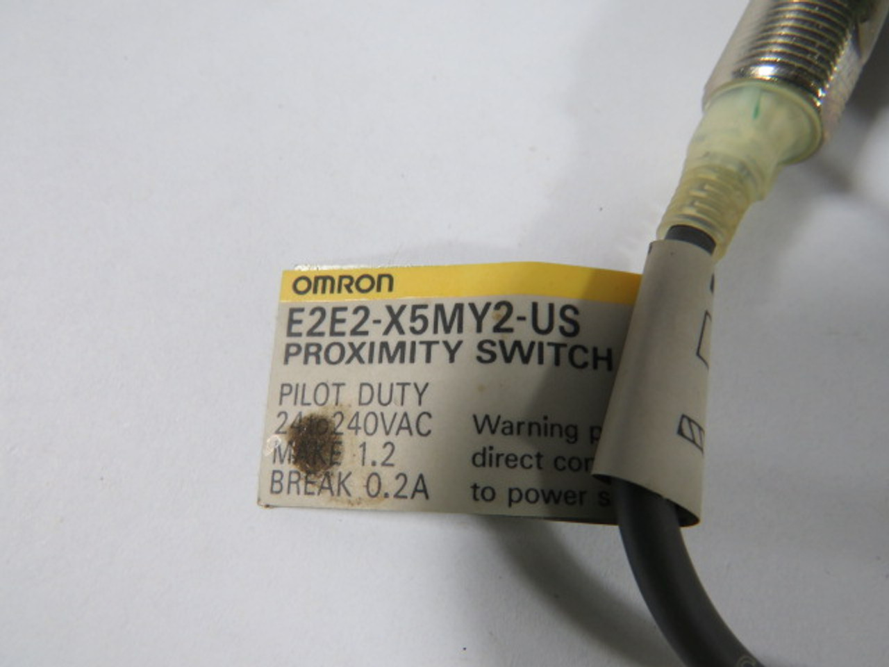 Omron E2E2-X5MY2-US Proximity Switch 24-240VAC ! NOP !