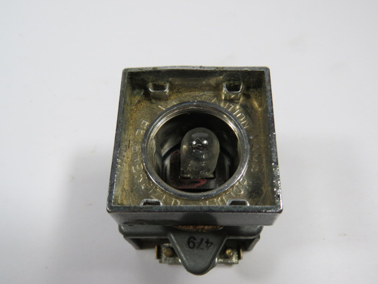 Cutler-Hammer E30BA Single Indicating Light Unit 120V 6.3V Lamp No Lens USED