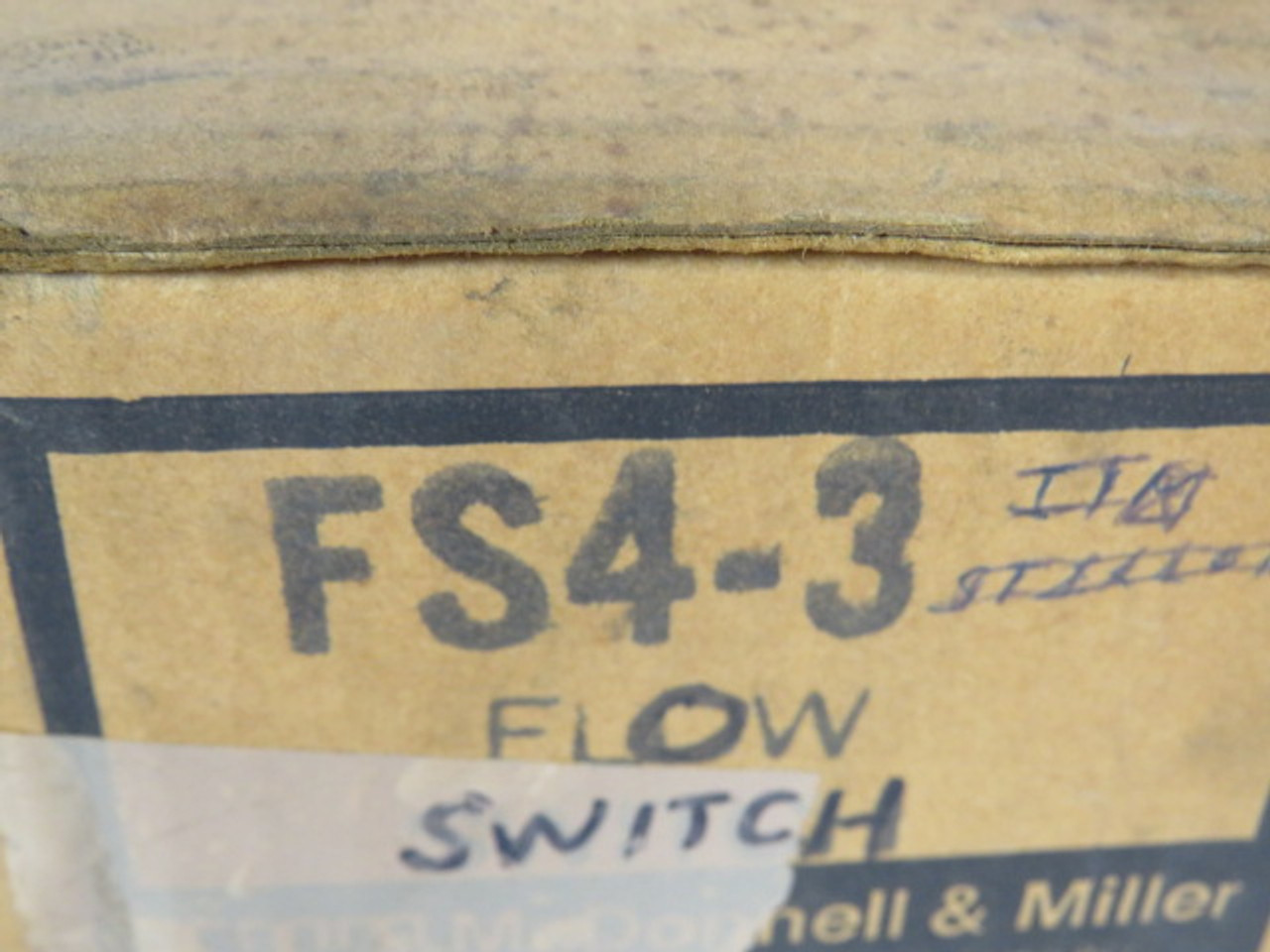 McDonnell & Miller FS4-3 Liquid Flow Switch 1"NPT 160PSI ! NEW !