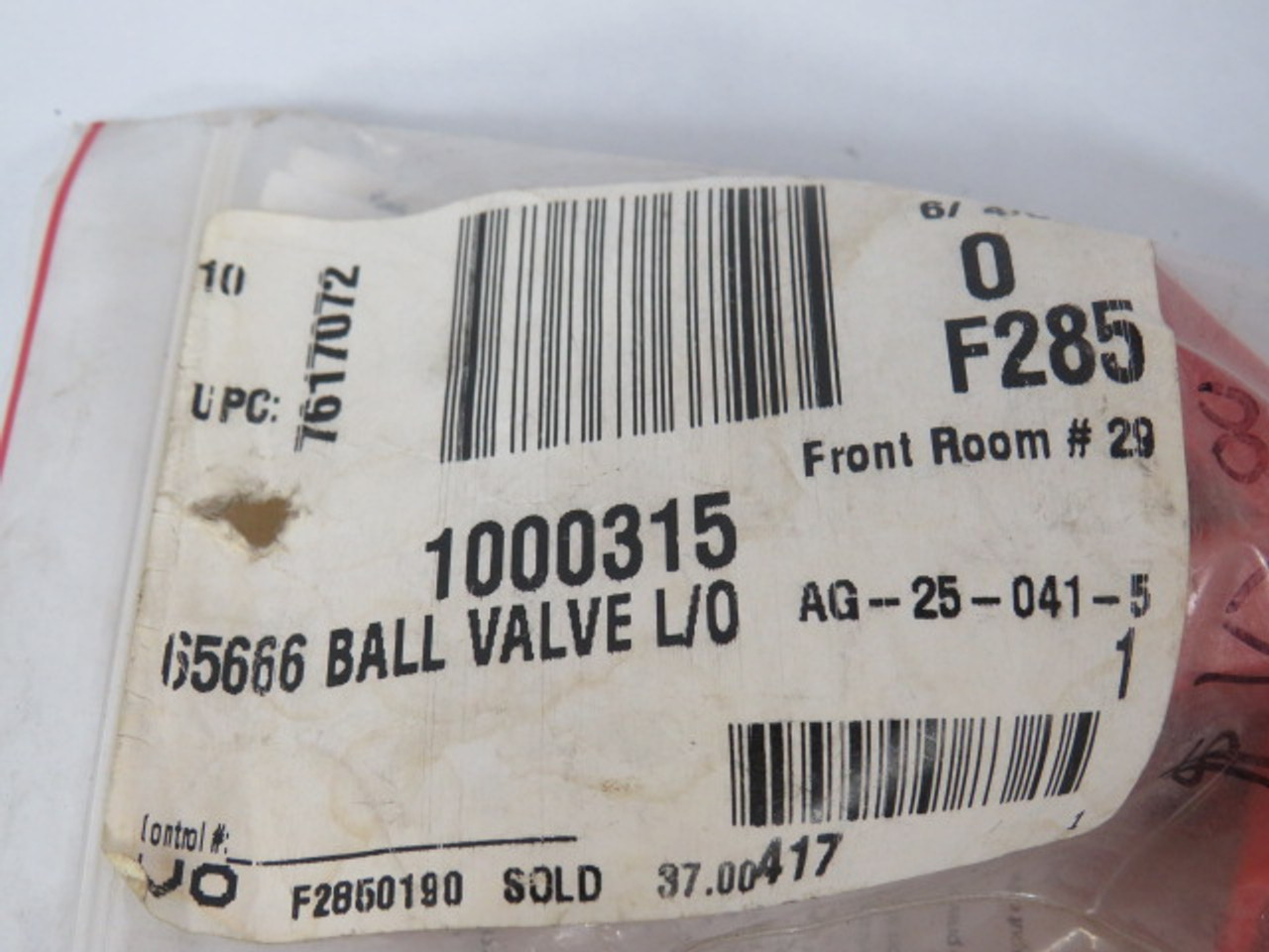 Ideal 1000315 65666 Ball Valve Lockout AG-25-041-5 ! NWB !