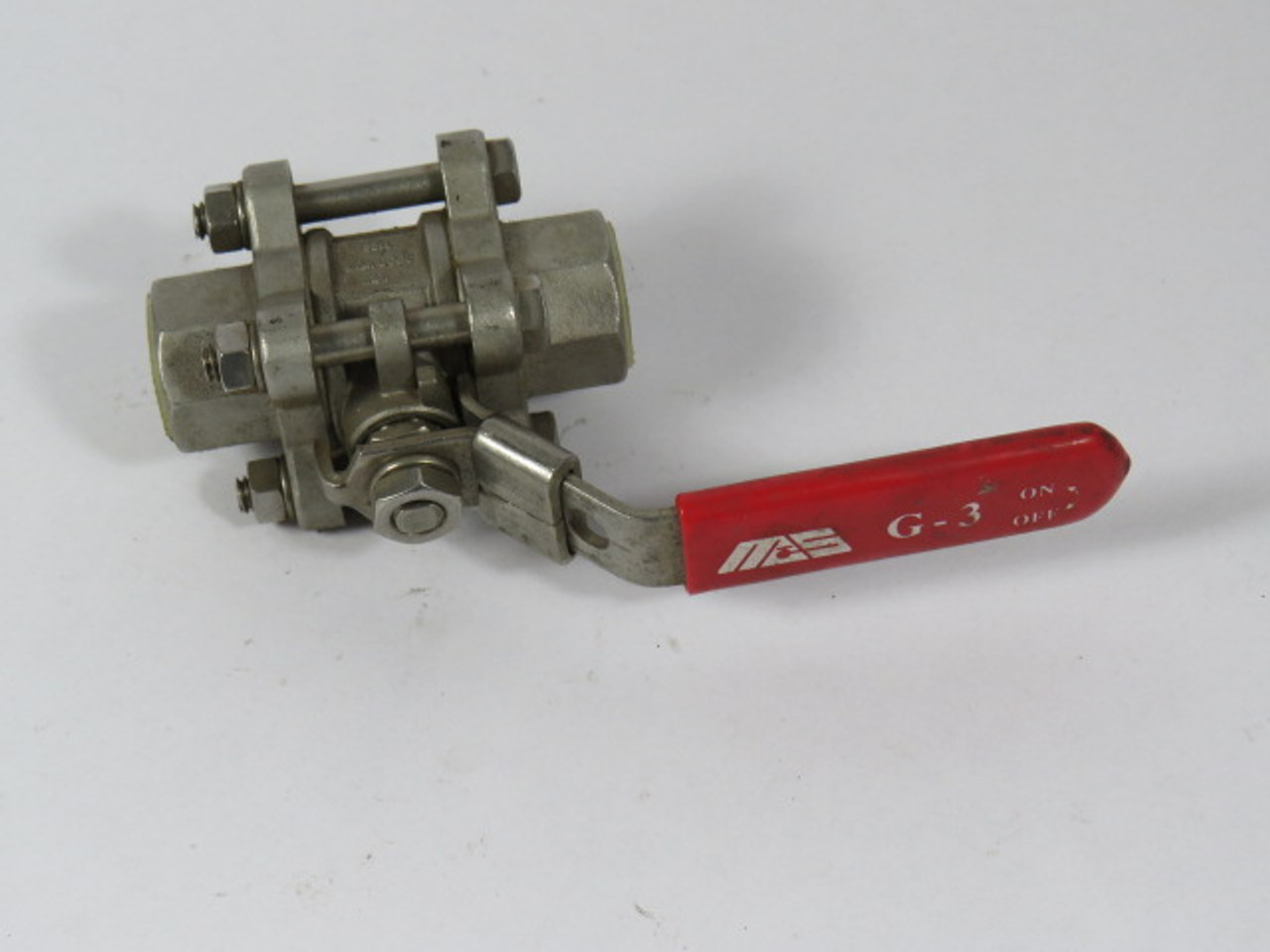 M. A. Stewart G-3 Ball Valve 1/2� 2000 WOG Stainless Steel USED