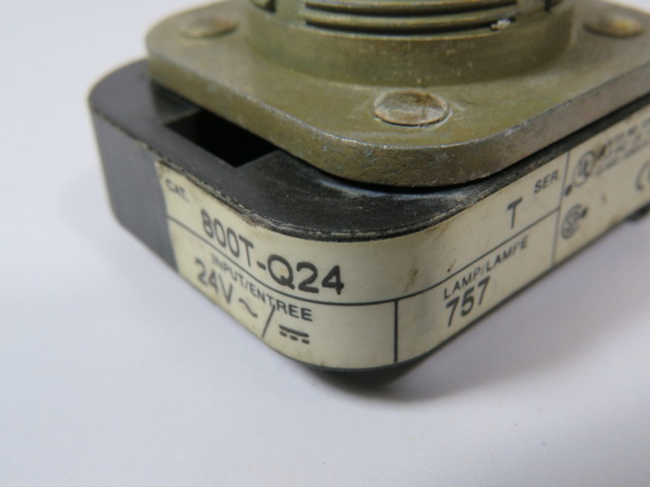 Allen-Bradley 800T-Q24 Series T Pilot Light Actuator Only 24V USED