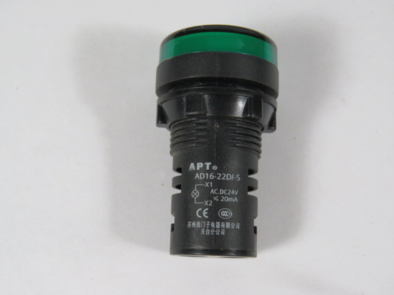 APT AD16-22D/G23S Green 22mm Pilot Lamp 24VAC/DC USED