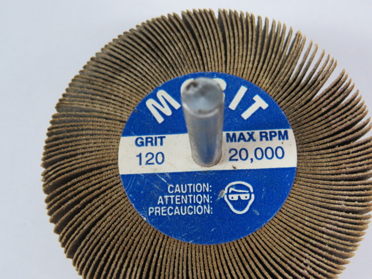 Merit 120-Grit Flap Wheel 20,000 MAX RPM USED