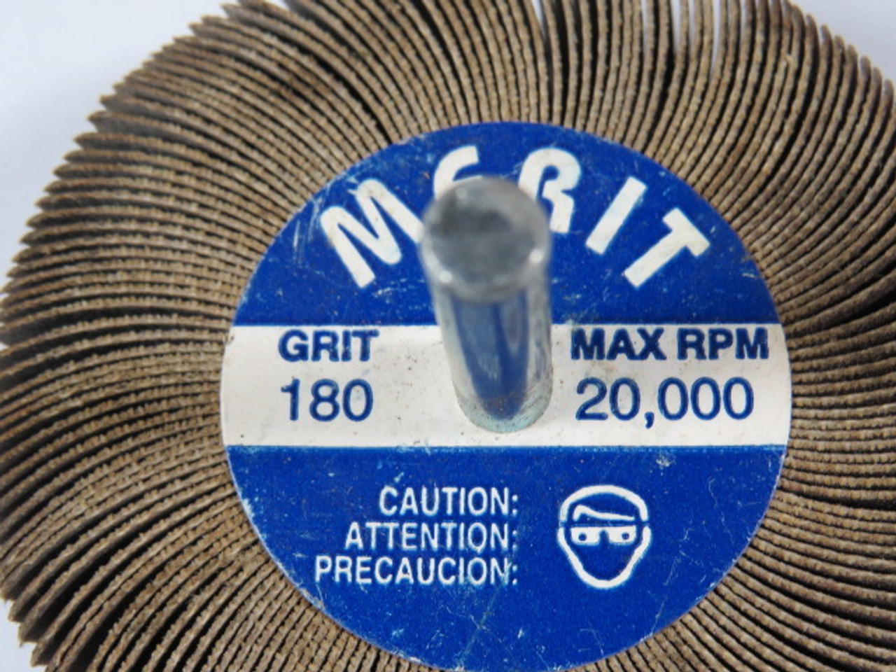 Merit 180-Grit Flap Wheel 20,000 MAX RPM USED