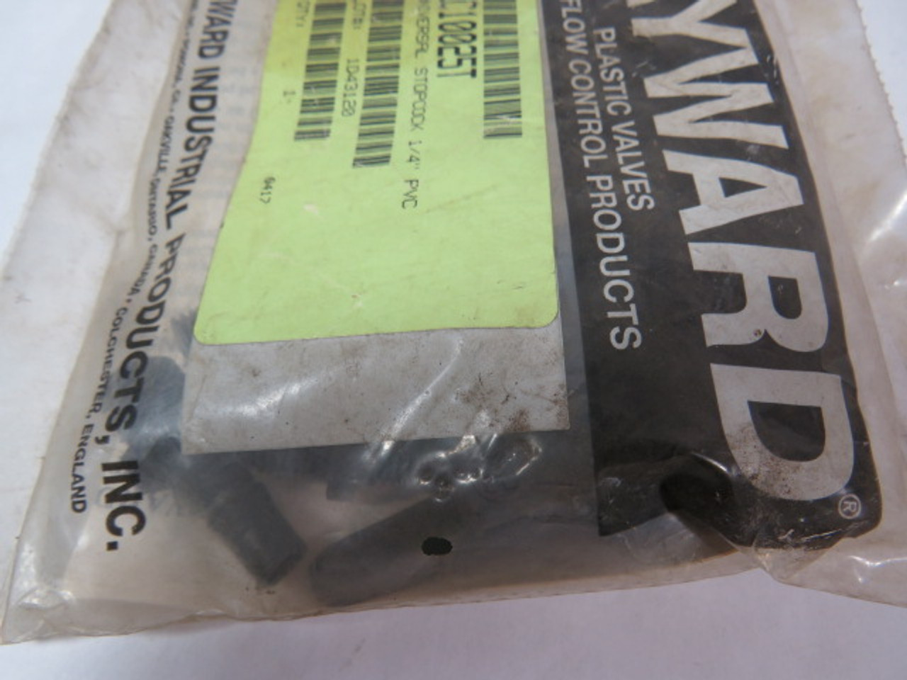 Hayward LC10025T Universal Stopcock Plastic Valve  1/4" PVC ! NWB !