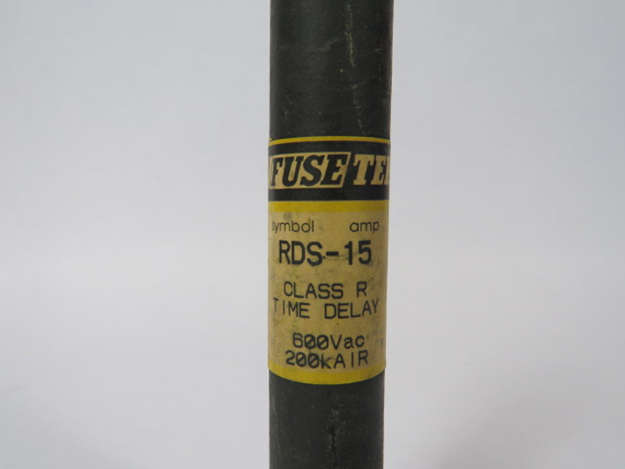 Fusetek RDS-15 Time Delay Fuse 15A 600V USED