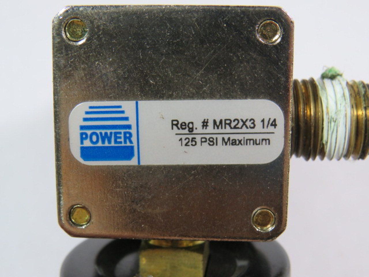 Power MR2X3-1/4 Filter Regulator 125PSI USED