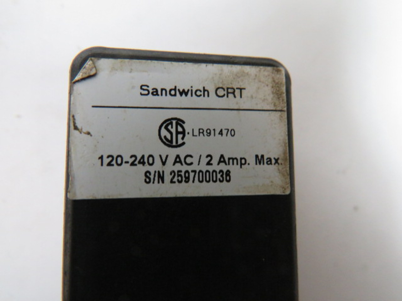 Canfield Connector Sandwich CRT Condensation Remover Timer 120-240VAC 1A USED